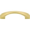 Jeffrey Alexander 96 mm Center-to-Center Brushed Gold Arched Roman Cabinet Pull 944-96BG